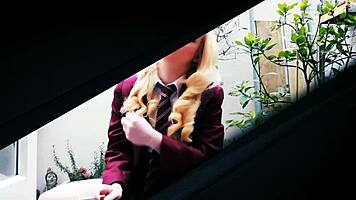 Wow, Teen Nurse Delivers Gloryhole Therapy!