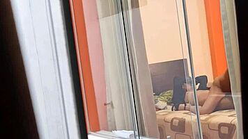 Mexican nurse Miranda caught banging lover with window wide open