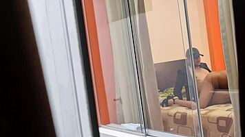 Mexican nurse Miranda caught banging lover with window wide open