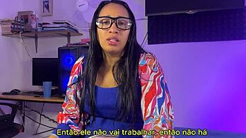 madrasta peituda quer engravidar e seduz o enteado para encher a buceta 😍