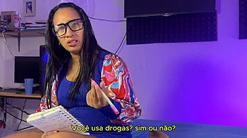 madrasta peituda quer engravidar e seduz o enteado para encher a buceta 😍