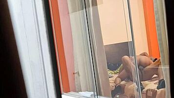 Mexican nurse Miranda caught banging lover with window wide open