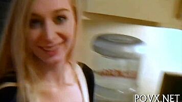 Hard pecker craves that tight shaved teen pussy