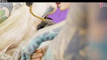 Shy Goth Girl Experiences Intense Emotions During First Anal With Tight Assfucking