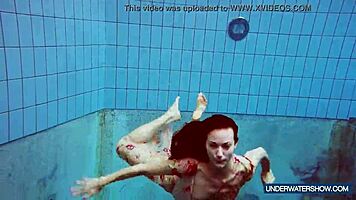 Wow! Martina the Hot Croatian Continues Her Steamy Bikini Show by the Pool