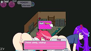 wow, step sis and friend threesome with bro 😏