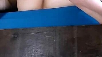 Petite pornstar Alison Rey surprises a fan with shaved pussy and big cock action