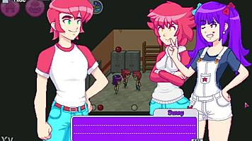 wow, step sis and friend threesome with bro 😏