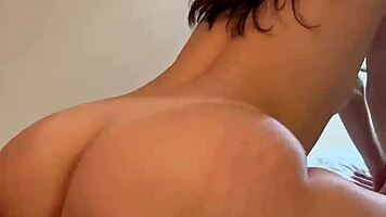 big ass amateur college girl in gray beanie gets great fuck 😍