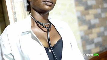 naughty nurse jessica ts bangs horny patient with her big cock