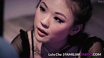 Tiny 18+ Asian Lulu Chu Crushes on Stepfather’s Friend Ryan McLane