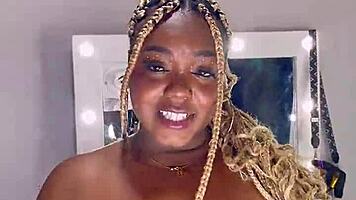 Rough USA Tattoo Babe Rides Cowgirl with Big Ass in POV Creampie