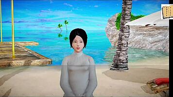 My new family episode features a homemade game with redhead and brunette teens.