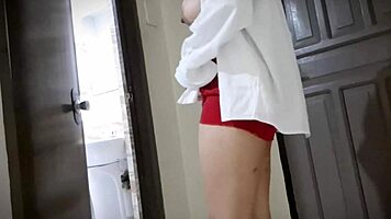 touch my big tits while i dance for you