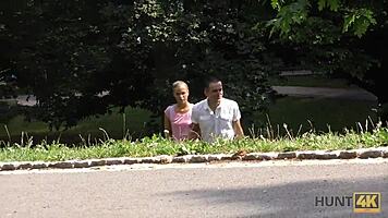 Hunt4k - Young couple needs cash, so student Shanie Ryan gets wild