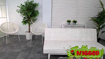 Almost Virgin Babe Sucks Black Cock for First Time.