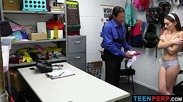 Officer Tommy Punishes Teen Perp With Monster Cock