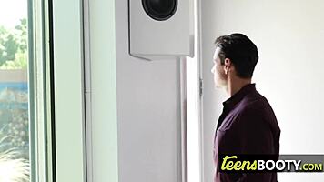 Suck my big cock now, master commands horny sarah