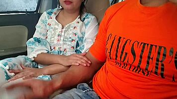 Cute Desi Saara Bhabhi Takes Huge Dick in Risky Outdoor Car Fuck