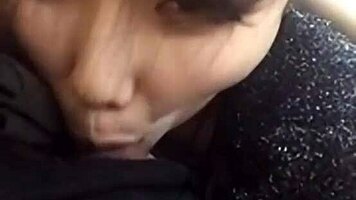 Hot Teen 18+ Pretty Chinese Girl Gives Intense Blowjob