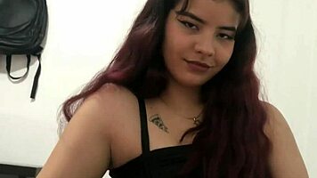 I snuck into my stepbrother's bed to suck his big cock deepthroat style.