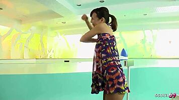 japanese teen 18+ model seduce to suck and cum in mouth