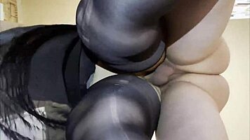 yo, banging my fat girlfriend doggy style in the kitchen