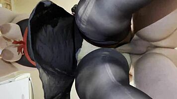 yo, banging my fat girlfriend doggy style in the kitchen