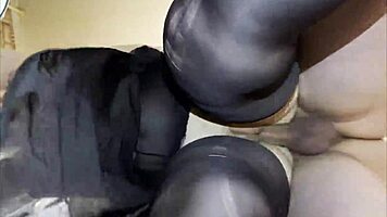 yo, banging my fat girlfriend doggy style in the kitchen