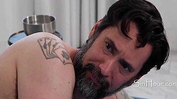 Secretary swaps desk for deep throat with Tommy Pistol and Savvy Suxx