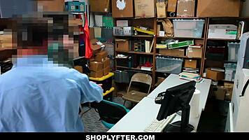 alex harper gets blackmailed and stripped at work