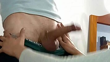Intense Pleasure From Deep Blowjob Leading To Facial Cumshot