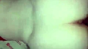 Essa branquinha moans loudly on my cock!