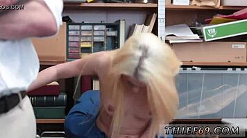 pawn shop police woman attempts theft in uniform