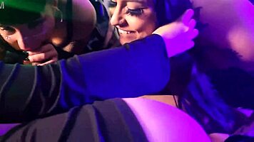 College Janitor Gets Sucked by Me and Friends Until He Cums