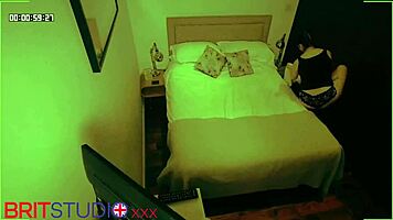 voyeur couple fucking in air bnb, what are they up to?