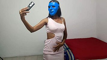 india latina desperately wants to fuck in her video