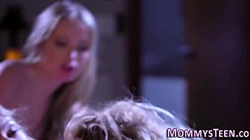 lesbian teen tribbing milf for first time 😍