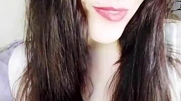 backstage with a pretty brunette in uniform