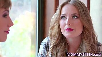 lesbian teen tribbing milf for first time 😍