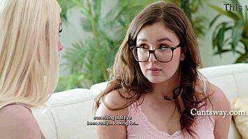 Lost tales led to hot bonds with Serene Siren and Leana Lovings. Cunt play got wild! 🔥