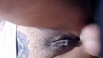 teen 18+ rides cock cowgirl, moaning as cum fills her pussy
