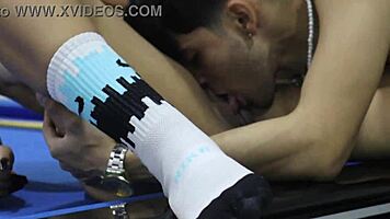 Fucked On Billiard By Older Stepbrother