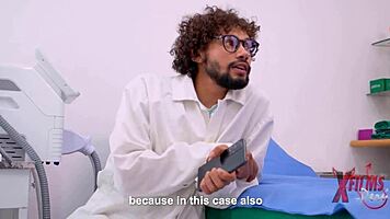 Doctor fucks two shy lesbians in the ass during exam