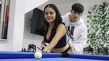 Fucked On Billiard By Older Stepbrother