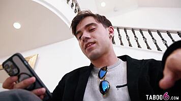 young guy with blonde milfs