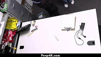 Teen Caught Stealing Shoes At Mall Faces Guard's Demands.