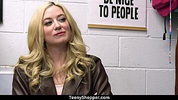 River Lynn, the bikini thief, gets pounded by the burglar in reality