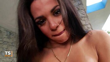 teen latina solo outdoors