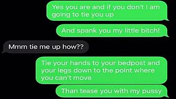 Sexting Teases My Sissy Bitch Into Submission.